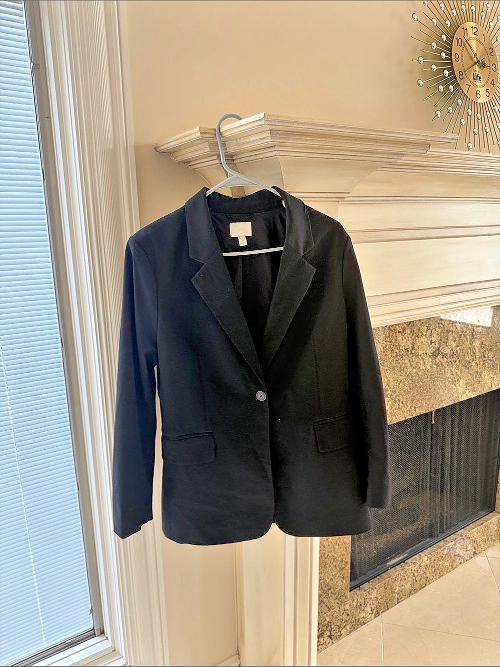 H&M Women's Long-Sleeve Blazer Black